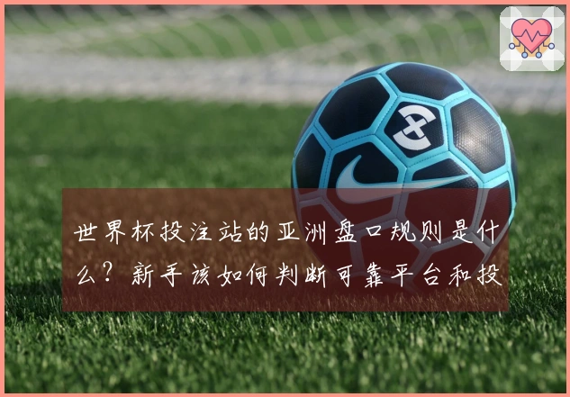 世界杯投注站的亚洲盘口规则是什么?新手该如何判断可靠平台和投注思路